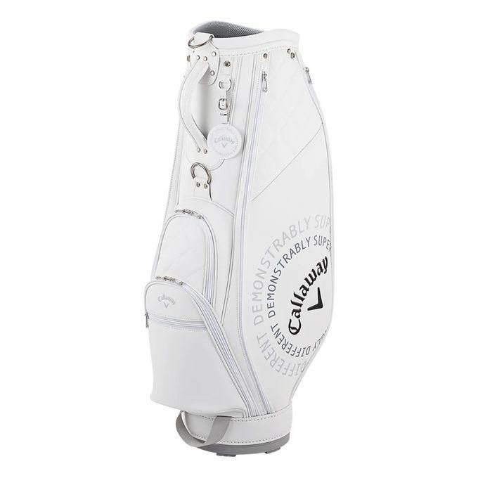 Callaway ゴルフバッグ ホワイト/ピンク　レディース キャロウェイ（CALLAWAY）（レディース）ゴルフ バッグ アップ