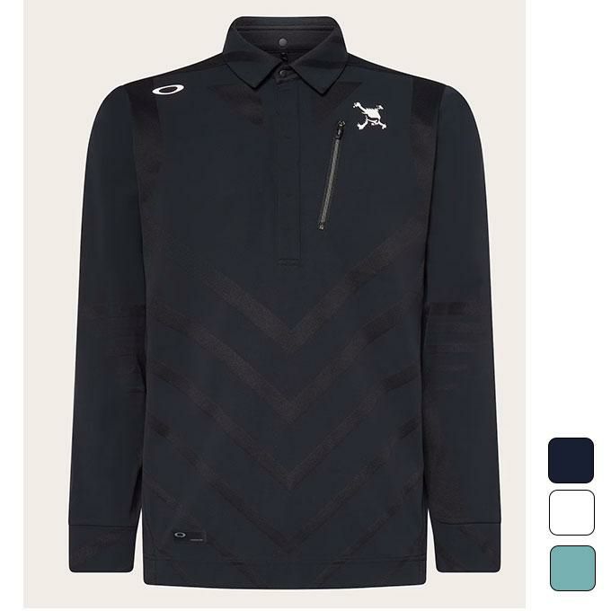 オークリー OAKLEY メンズ ゴルフ シャツ 長袖 SKULL CUNNINGLY JQ LS