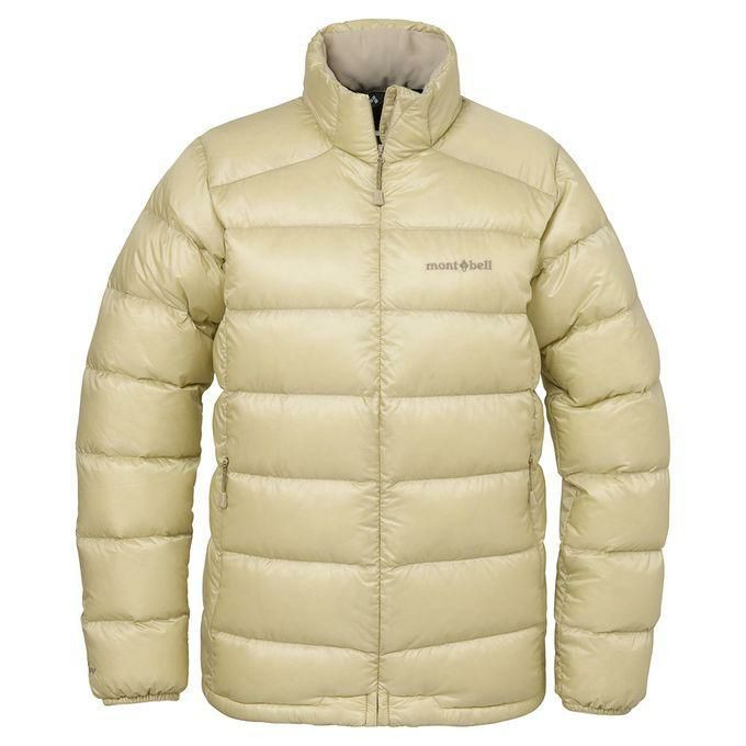 【個性派古着】モンベル　新品　EXライトダウンジャケット　オフホワイト　L 個性派古着】モンベル 新品 EXライトダウンジャケット オフ