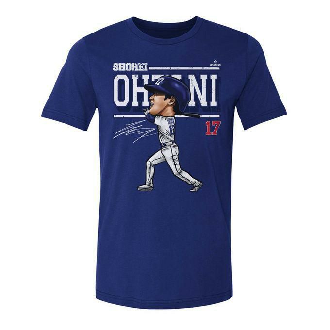 ドジャース 大谷翔平 半袖 Tシャツ ジュニア 500 LEVEL ブルー BLUE